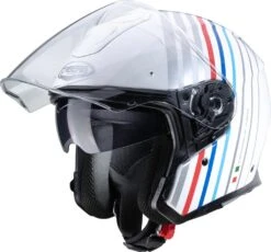 CABERG FLYON BAKARI Jethelm -Caberg Helm Angebot caberg flyon bakari jethelm weiss silber bmw xxl 106167wsxxl 1 2