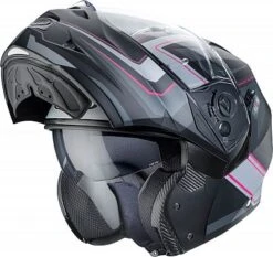 Caberg Duke II Tour, Klapphelm Damen -Caberg Helm Angebot caberg helm duke ii tour matt schwarz anthrazit fuchsia groesse 73460 1