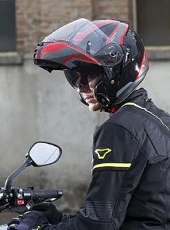 Caberg Levo Sonar, Klapphelm -Caberg Helm Angebot caberg helm levo sonar weiss blau rot groesse 2xl 73454 12