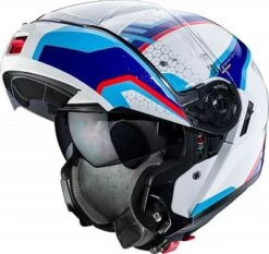 Caberg Levo Sonar, Klapphelm -Caberg Helm Angebot caberg helm levo sonar weiss blau rot groesse 2xl 73454 3