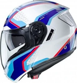 Caberg Levo Sonar, Klapphelm -Caberg Helm Angebot caberg helm levo sonar weiss blau rot groesse 2xl 73454 6