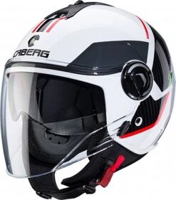 Caberg Riviera V4 X Geo, Jethelm -Caberg Helm Angebot caberg helm riviera v4 x geo italia weiss schwarz gruen rot groess 79544 8