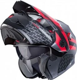 Caberg Tourmax X Sarabe, Klapphelm -Caberg Helm Angebot caberg helm tourmax x sarabe matt gun metallic schwarz rot groe 79741 9